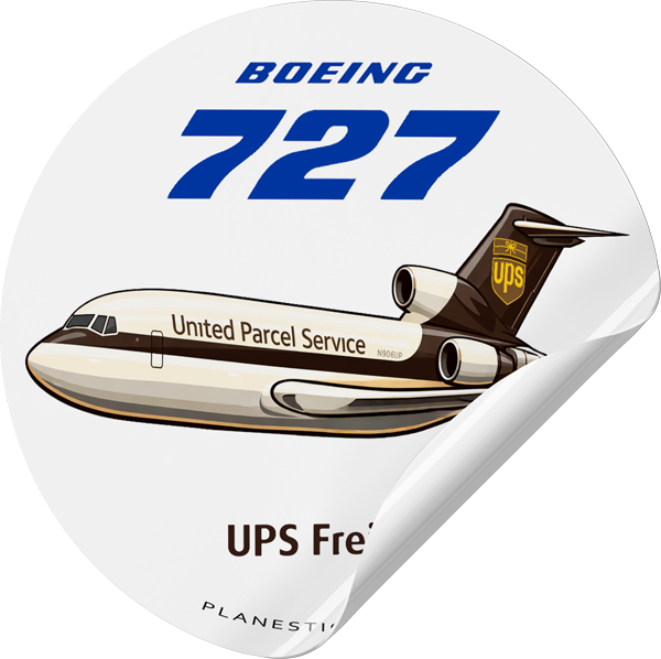 UPS Boeing 727 Retro