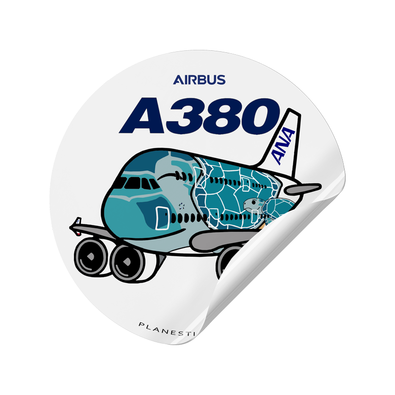 ANA Airbus A380 Hawaiian Ocean Emerald Green Honu Kai