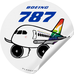 Qantas Boeing 787 Rainbow