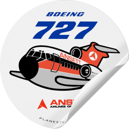 Ansett Boeing 727 Retro
