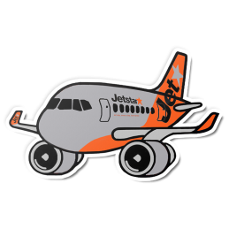 Jetstar Airbus A321 Magnet