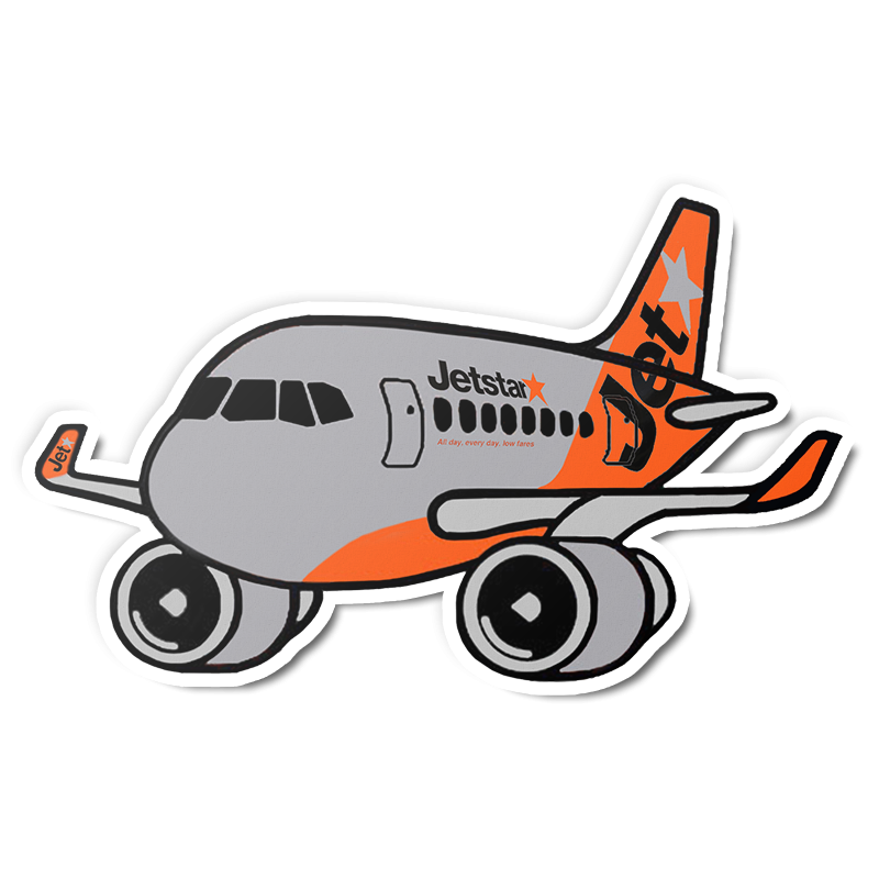 Jetstar Airbus A321 Magnet