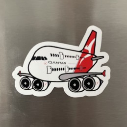 Qantas Airbus A380 Magnet