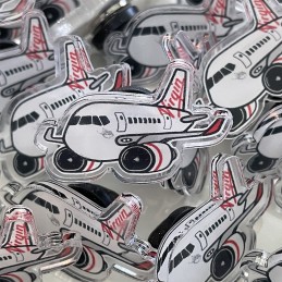 Virgin Australia Acrylic Pin Boeing 737