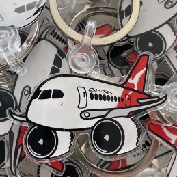 Qantas Boeing 787 Keychain