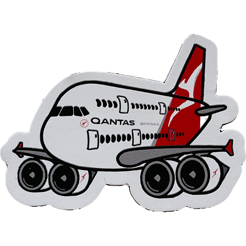 Qantas Airbus A380 Magnet