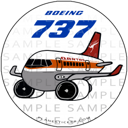 Qantas Boeing 737 "RETRO ORANGE"