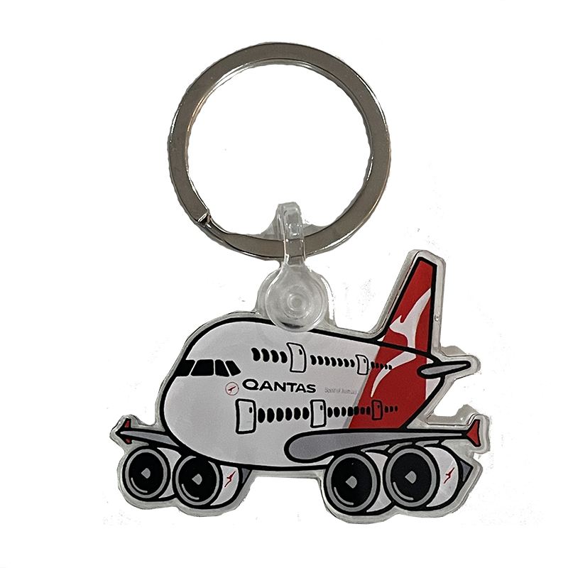 Qantas Airbus A380 Keychain