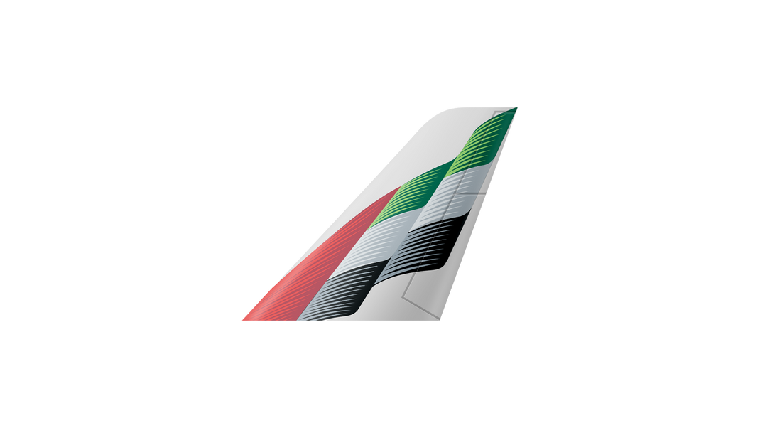 Emirates Logo Rudder Emirates – Plane Sticker
