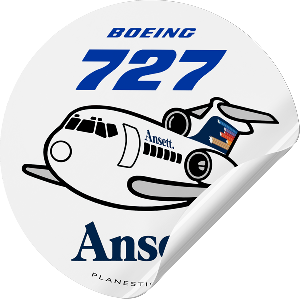 Ansett Boeing 727 Early 1980s