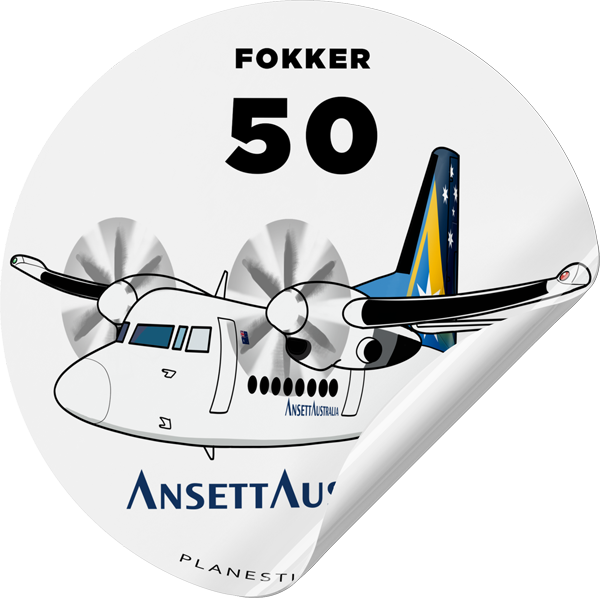 Ansett Fokker 50