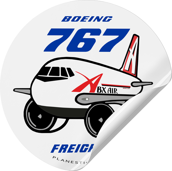 Ab Wing Sticker ABX Air Boeing 767F
