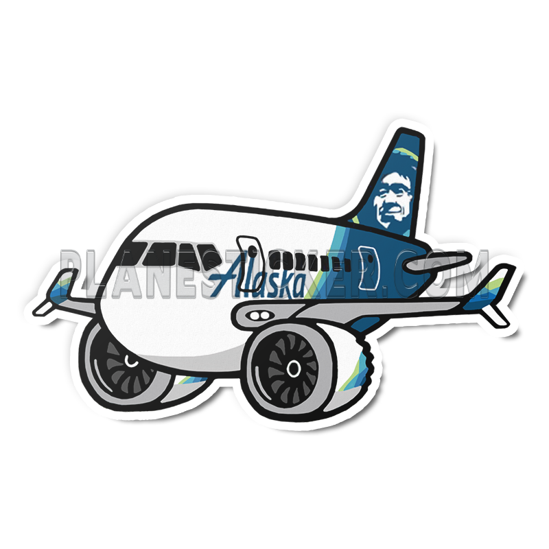 Alaska Airlines Boeing 737 MAX Magnet