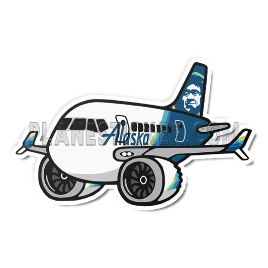 Alaska Airlines Boeing 737 MAX Magnet