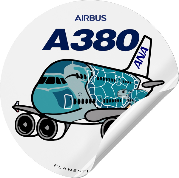 ANA Airbus A380 Hawaiian Ocean
