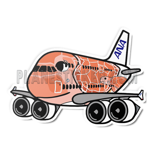 ANA Airbus A380 Hawaiian Sunset