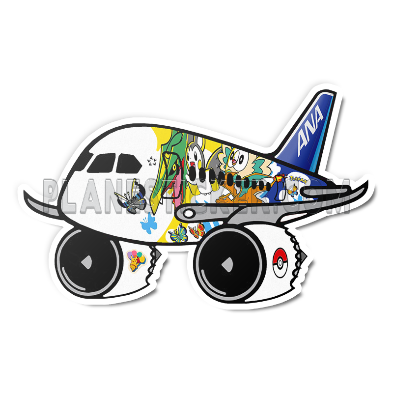 ANA Boeing 787 Pokemon – Plane Sticker