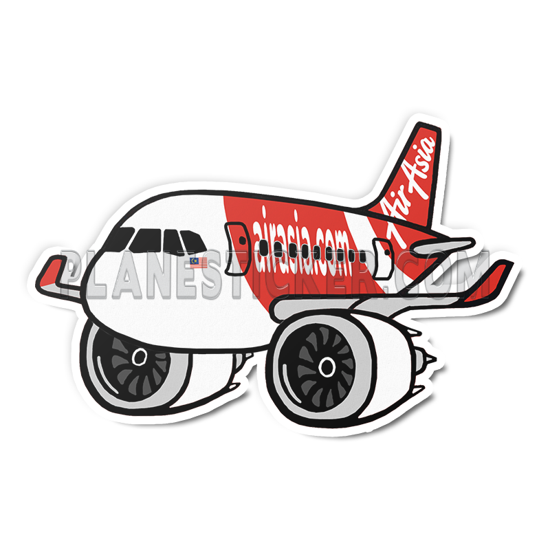 Sticker 3288 AirAsia Airbus A321 NEO – Plane Sticker