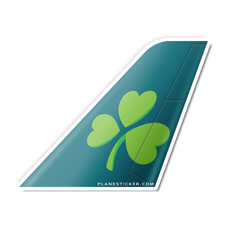 Aer Lingus Tail – Plane Sticker