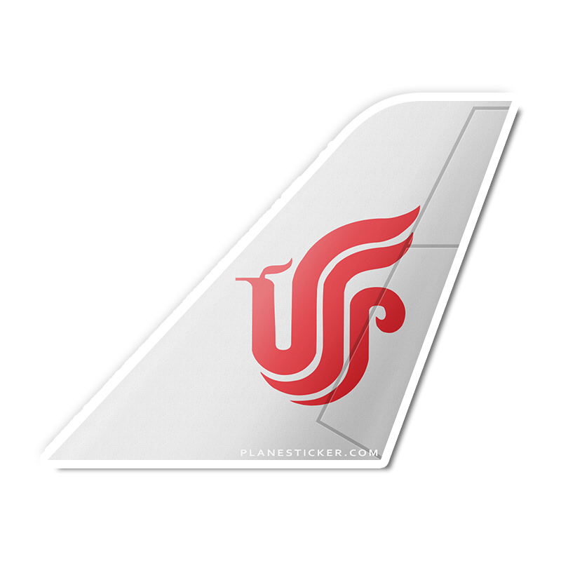 Air China Tail – Plane Sticker