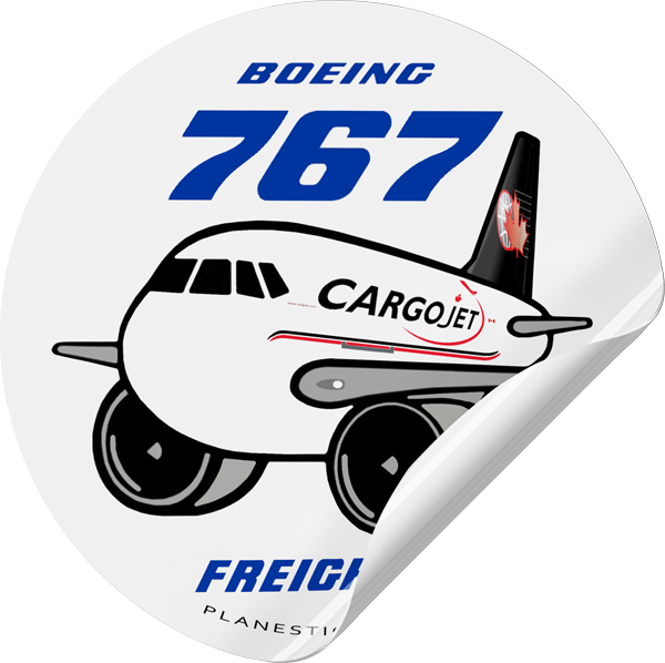 Cargojet Boeing 767F – Plane Sticker