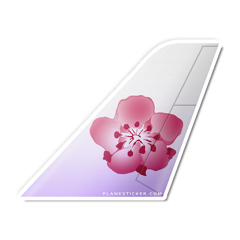 China Airlines Tail – Plane Sticker