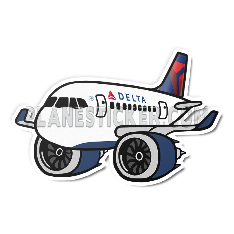 Delta Airbus A321 NEO – Plane Sticker