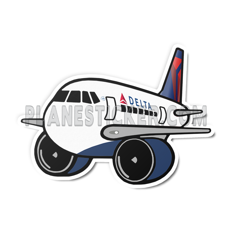 Delta Boeing 767 – Plane Sticker