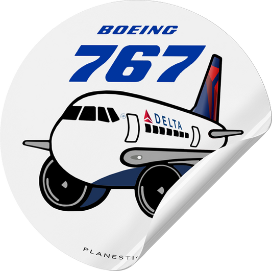 B767 – Plane Sticker