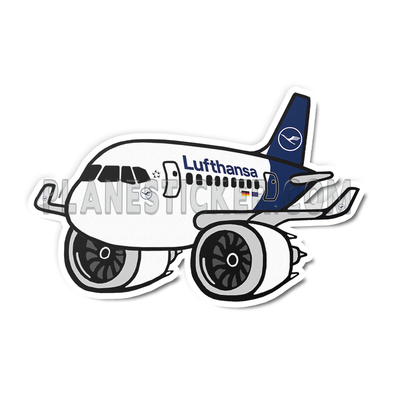 Lufthansa Airbus A320 NEO – Plane Sticker