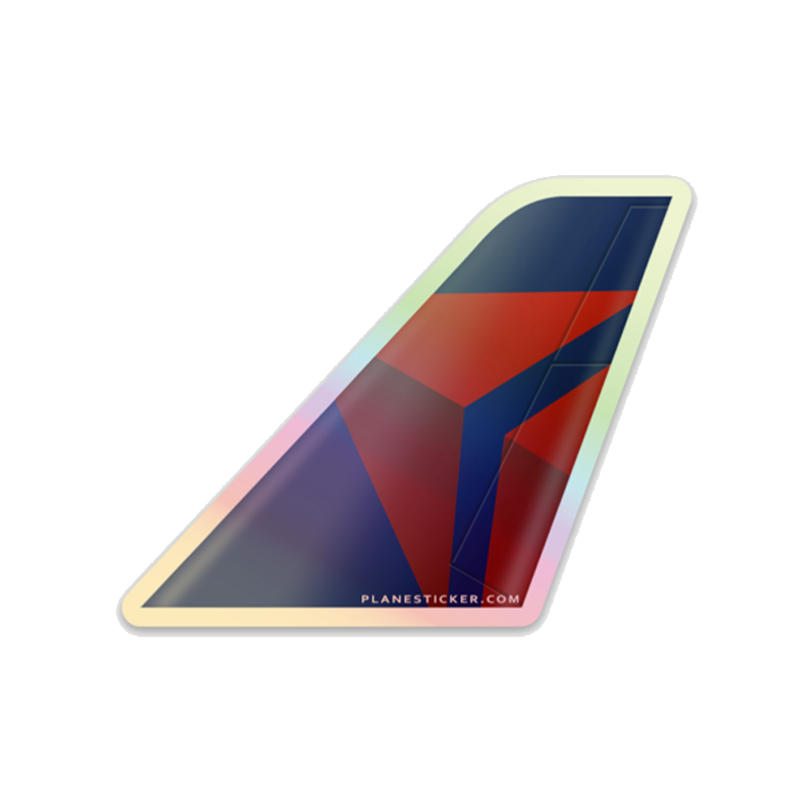 Delta Airlines Tail Holographic