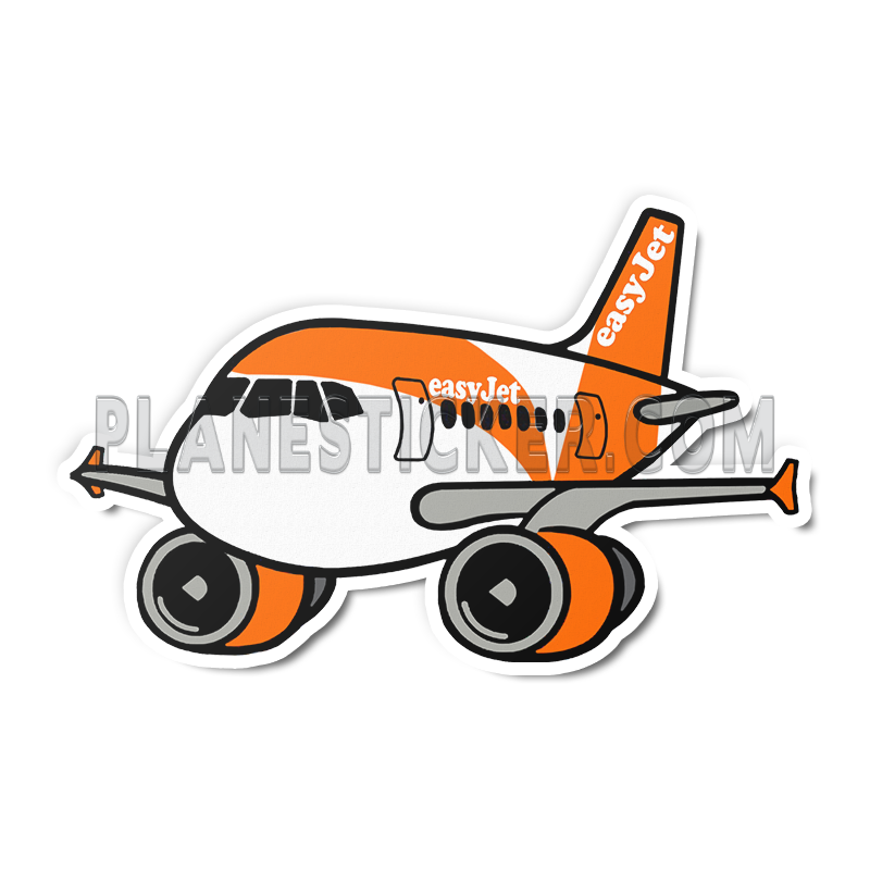 EasyJet Airbus A320 Plane Sticker easyjet-airbus-a320-plane-sticker
