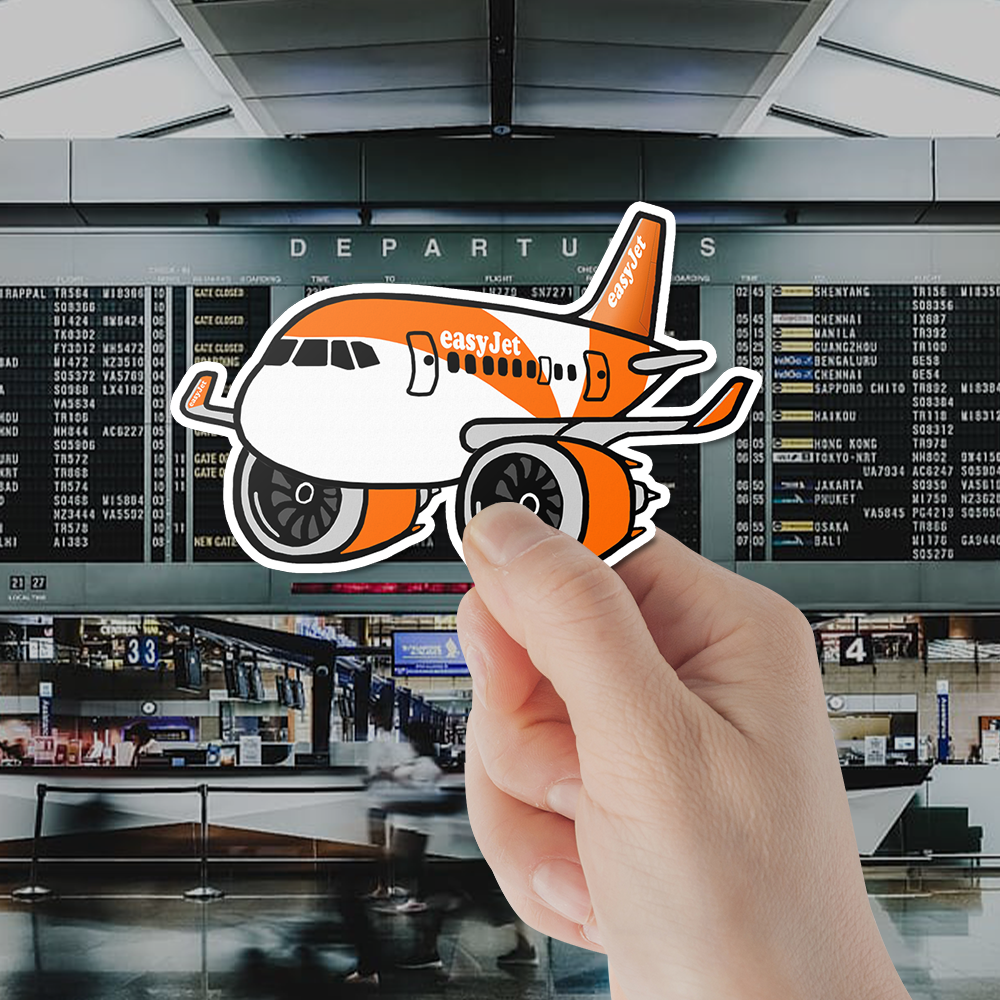 EasyJet Airbus A321 NEO – Plane Sticker