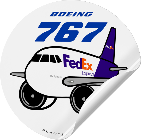 FedEx Boeing 767F – Plane Sticker