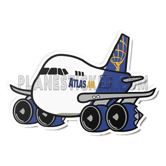 Atlas Air Boeing 747-8F Magnet