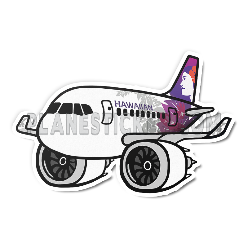 Hawaiian Airlines Airbus A321 NEO Magnet