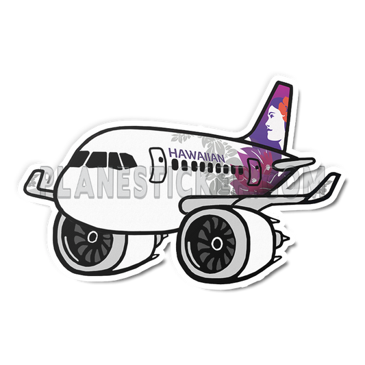 Hawaiian Airlines Airbus A321 NEO Magnet