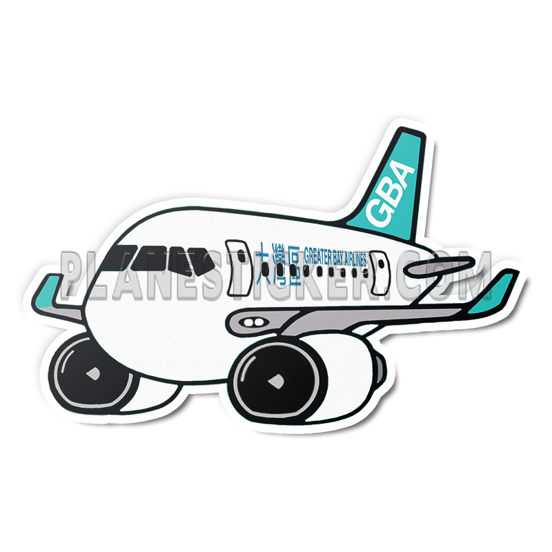 Greater Bay Airlines Boeing 737 – Plane Sticker