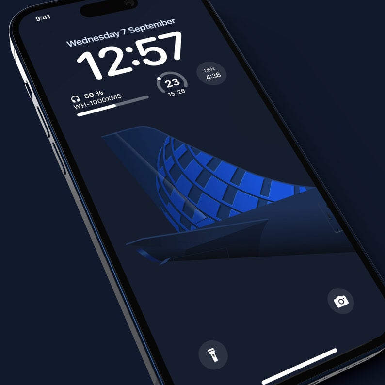 United Airlines iPhone Wallpaper