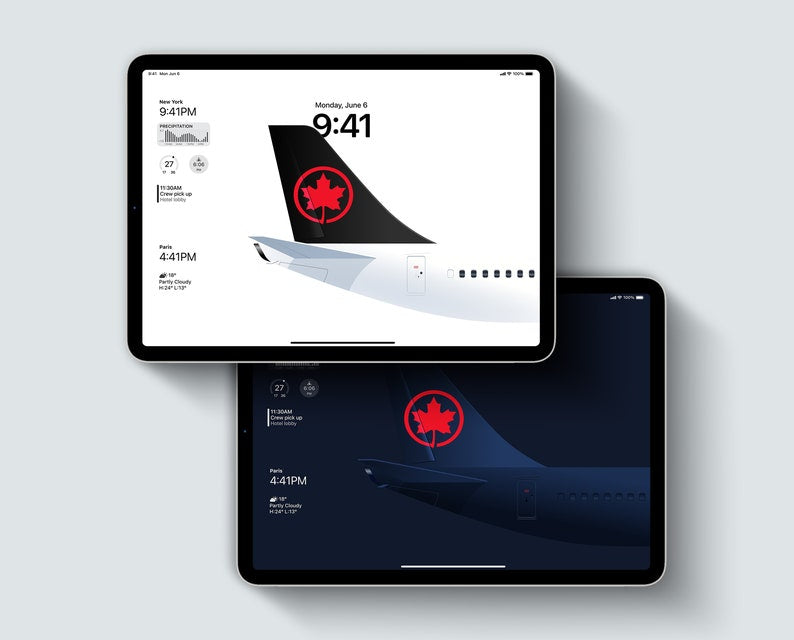 Air Canada iPad Wallpaper