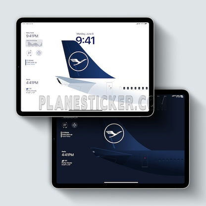 Lufthansa iPad / iPhone Wallpaper Set