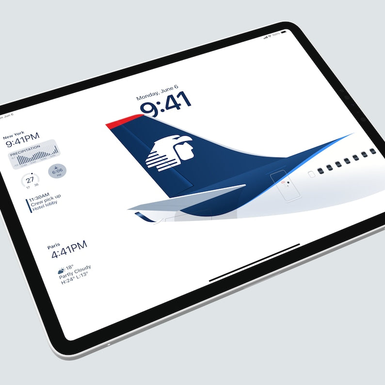 AeroMexico iPad Wallpaper