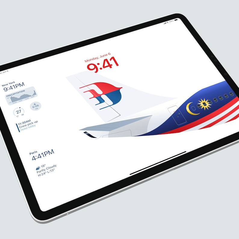 Malaysian Airlines iPad Wallpaper