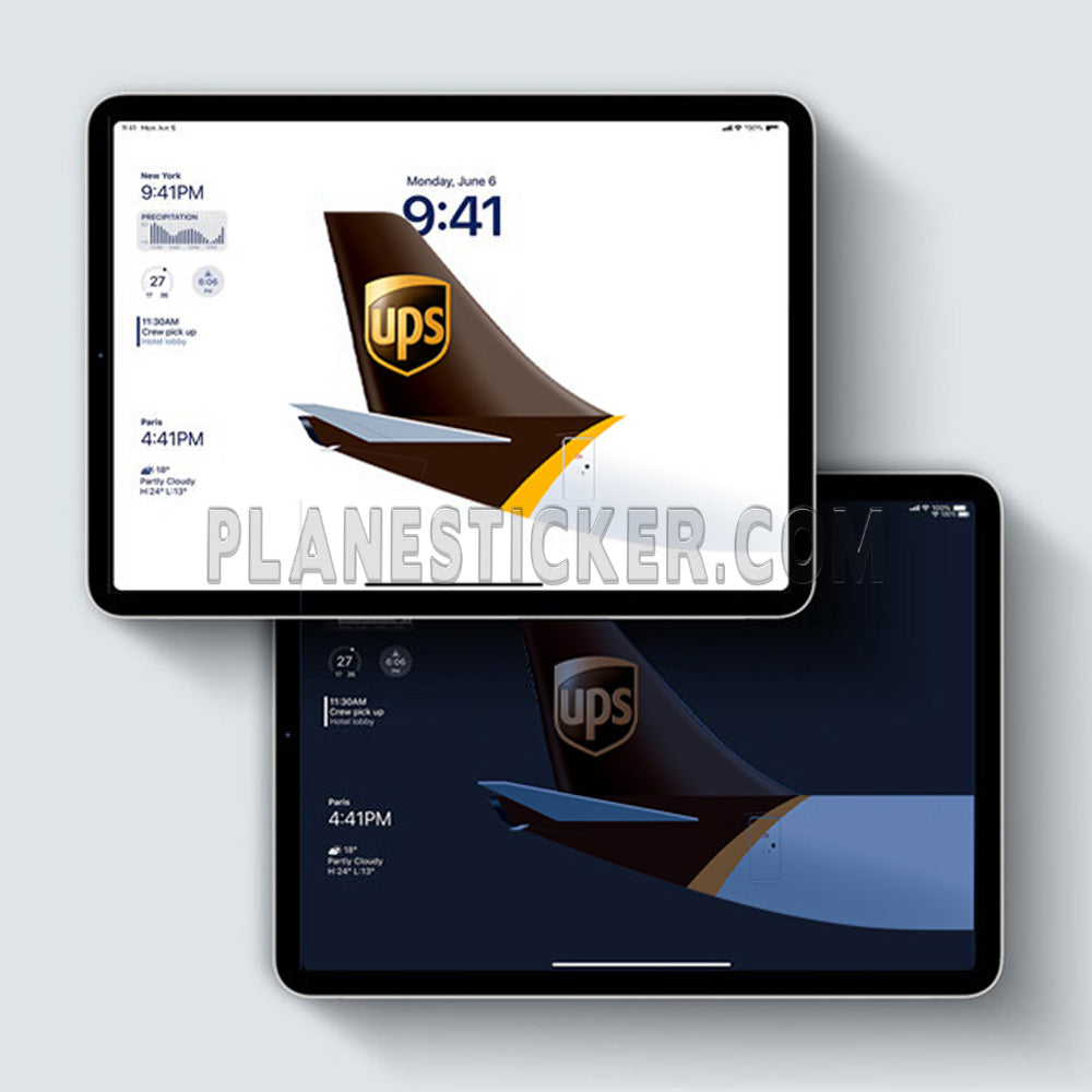 Up Ups Sticker UPS iPad Wallpaper – Plane Sticker