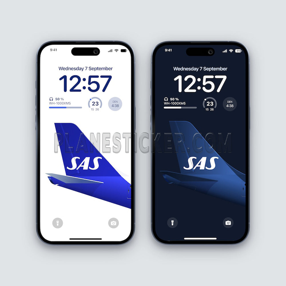 SAS Scandinavian iPhone Wallpaper – Plane Sticker