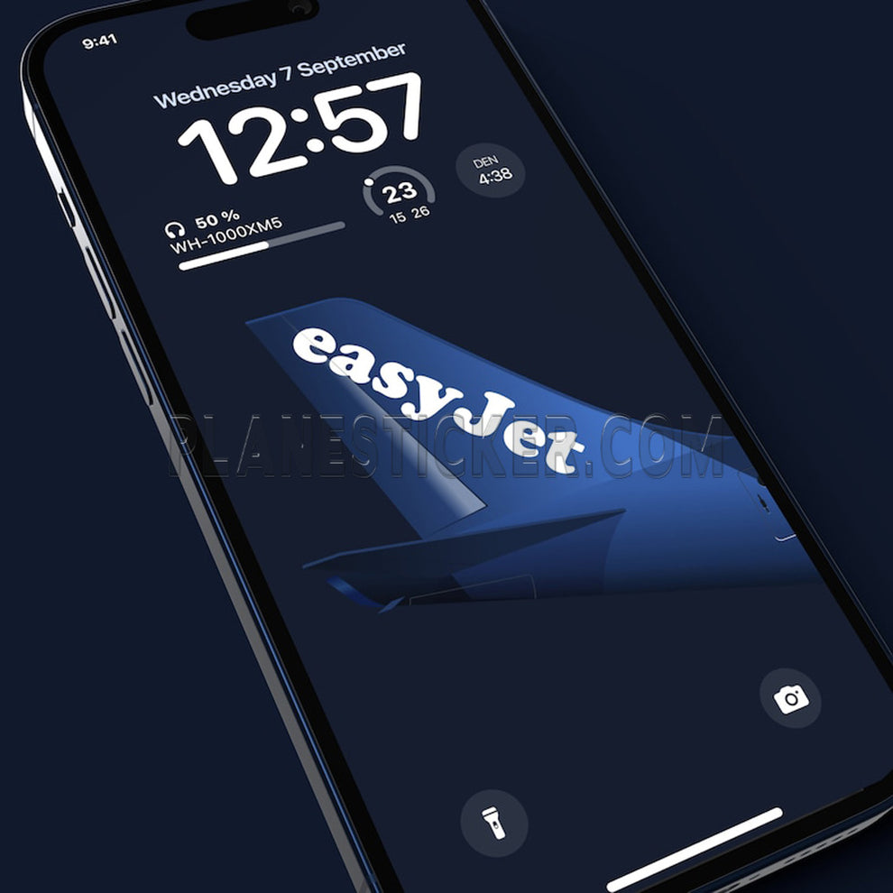 EasyJet iPhone / iPad Wallpaper – Plane Sticker