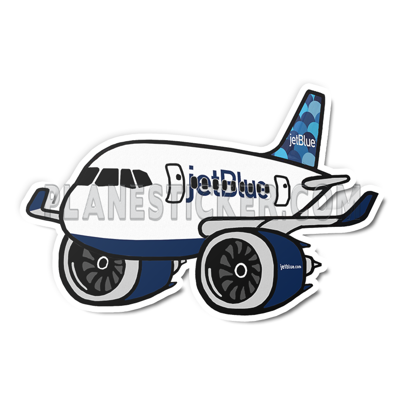 JetBlue Airbus A321 NEO Magnet