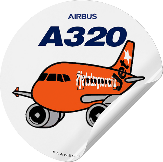 Jetstar Sticker Jetstar – Plane Sticker