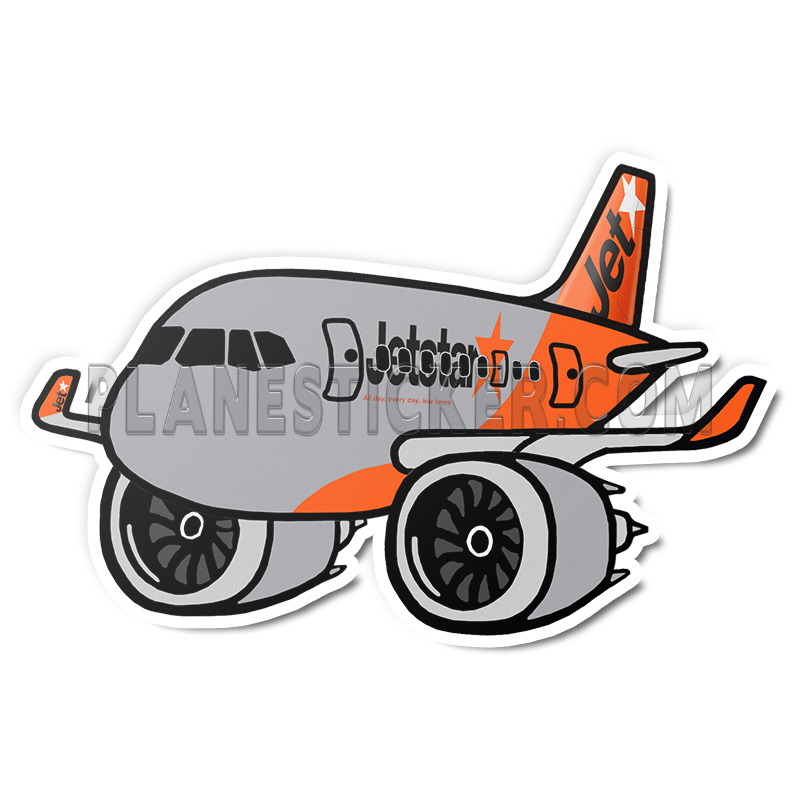 Plane Sticker Sprite 100mm Diecut Stickers – Plane Sticker