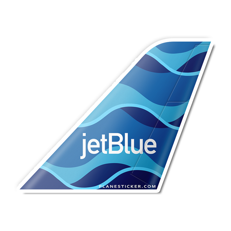 JetBlue Airways Tail – Plane Sticker